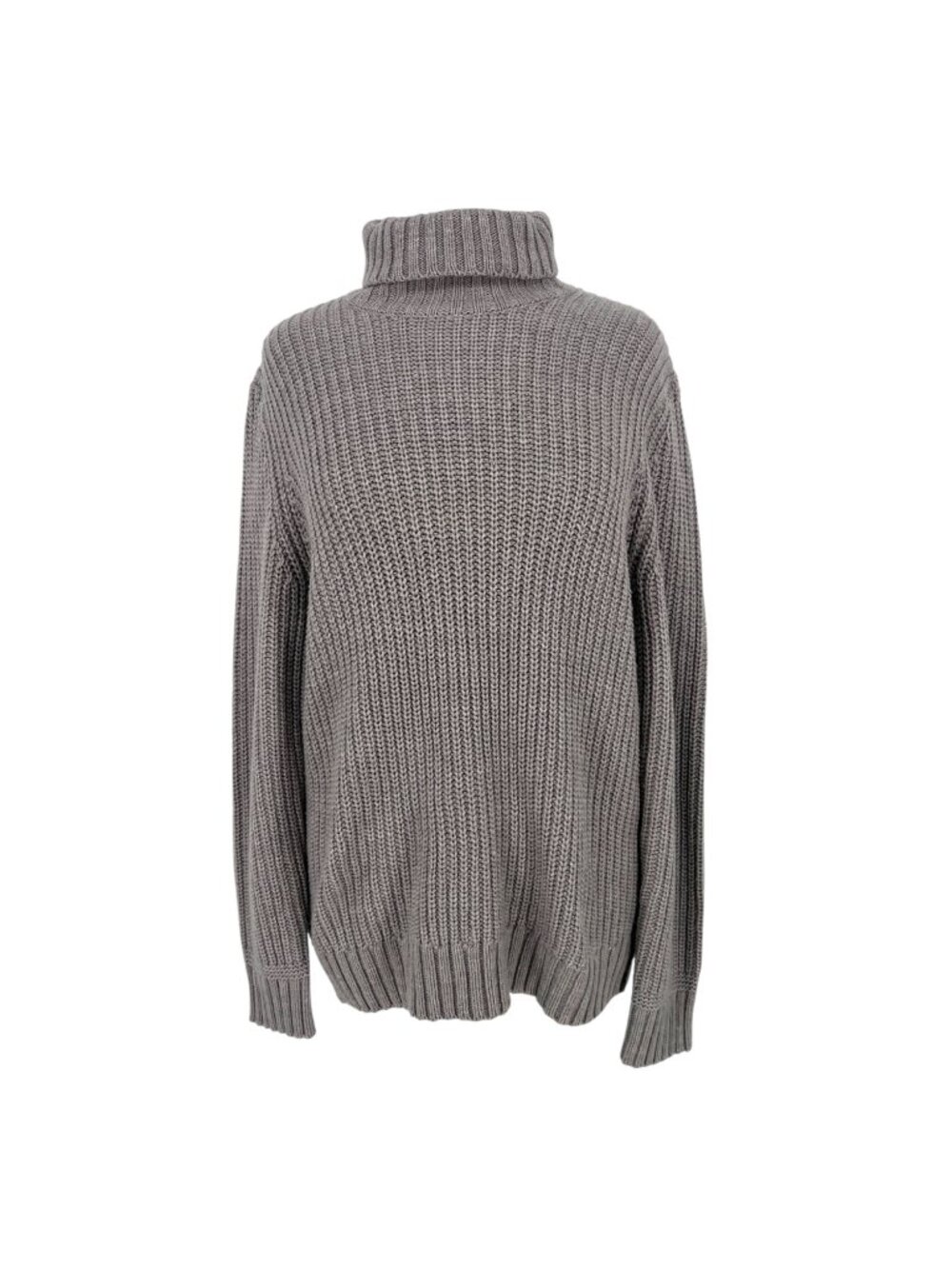 Bershka Chunky Turtleneck Sweater Cozycore Minimalist Gray Size Medium